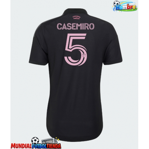 Camiseta Inter Miami Casemiro #5 Segunda Equipación Replica 2026-27 mangas cortas
